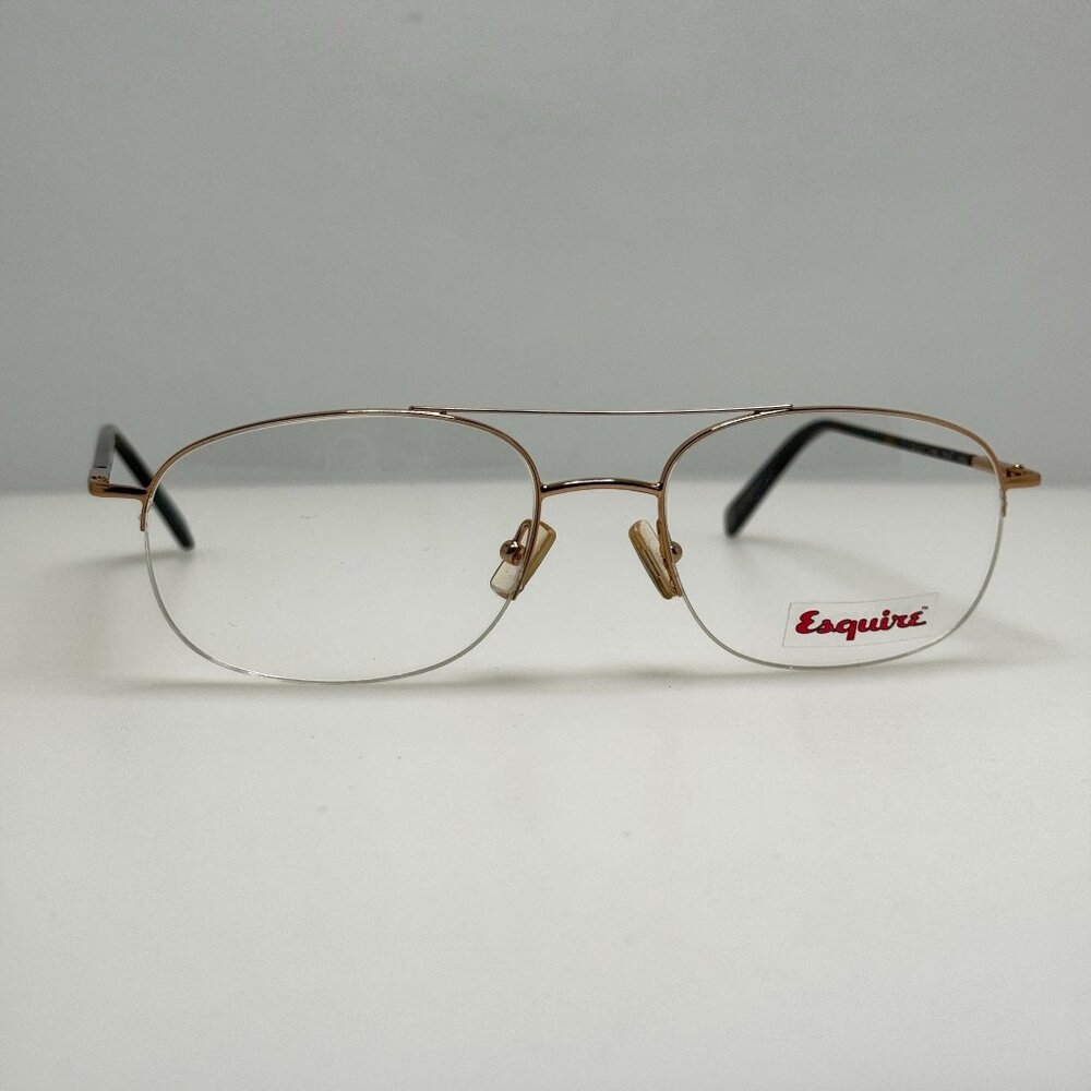 Esquire 605 Gold Eyeglasses Eye Glasses Frames 56-18-145